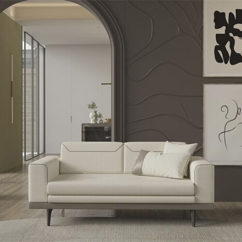 Arya Two-Seater Sofa - Cream