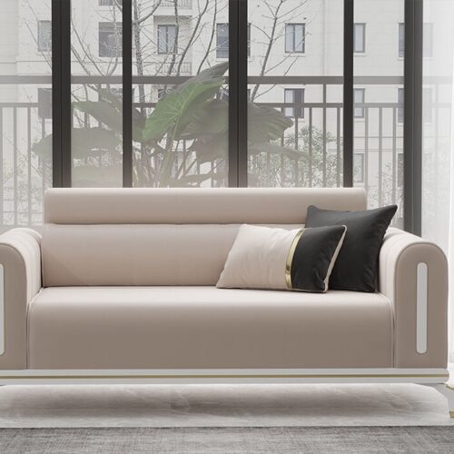 Gold Bella Two-seater Sofa