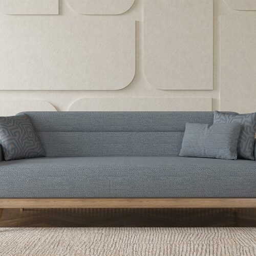 Harmony Three-Seater Sofa - Blue