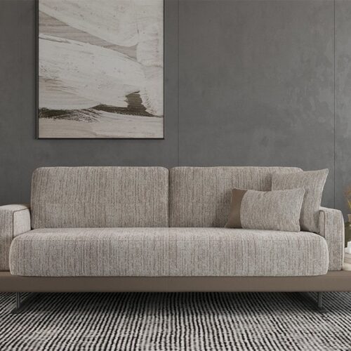 Hermes Three-Seater Sofa - With Coffee Table