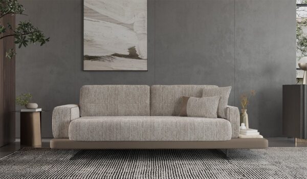 Hermes Three-Seater Sofa - With Coffee Table
