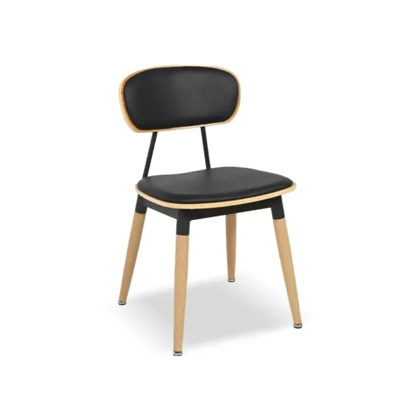 Woody Black Chair - Image 3