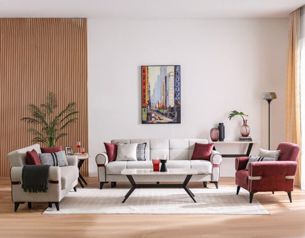 Dalin Fabric Sofa Set (3+2+1 Seater)