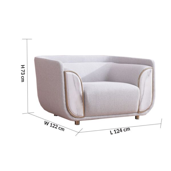 Trident Sofa Set (3+2+1 Seater) - Image 15