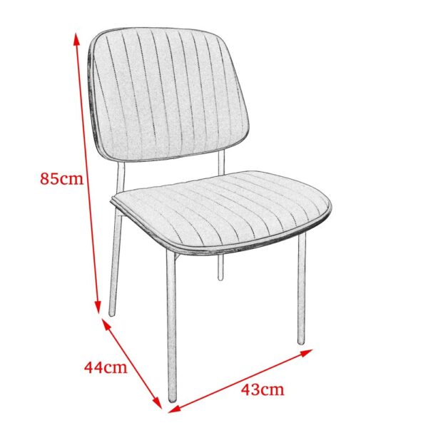 Woody Leather Chair - Image 5