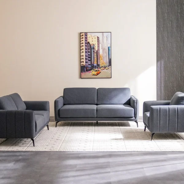 Stellar 6-Seater Fabric Sofa Set - Image 2