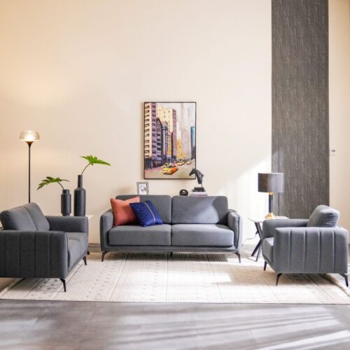 Stellar 6-Seater Fabric Sofa Set