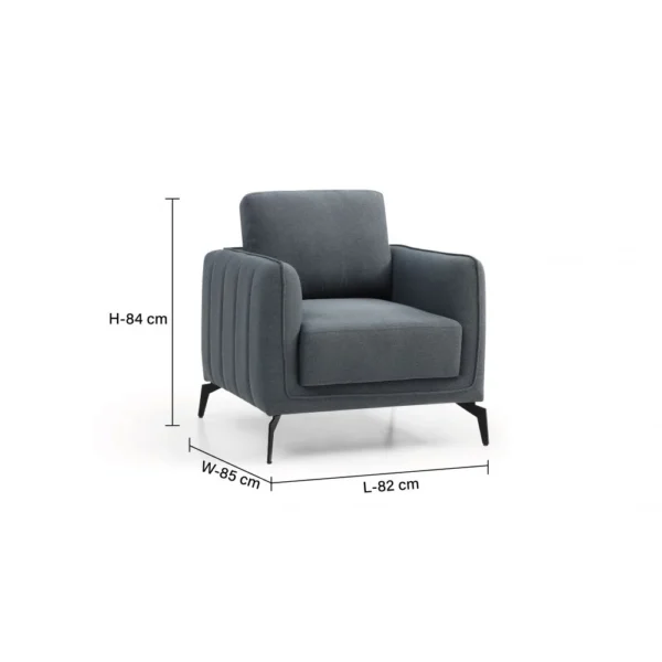 Stellar 6-Seater Fabric Sofa Set - Image 6